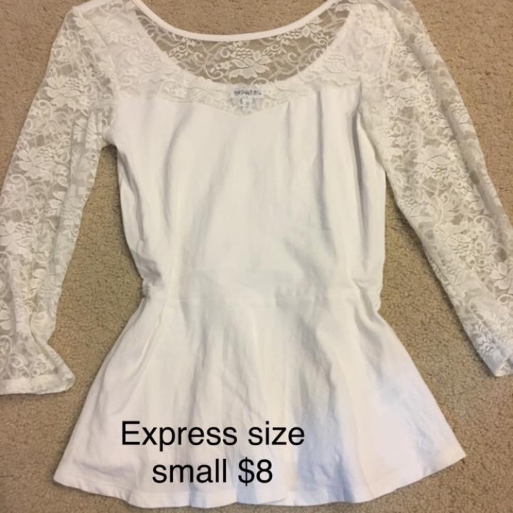 Express lace shirt