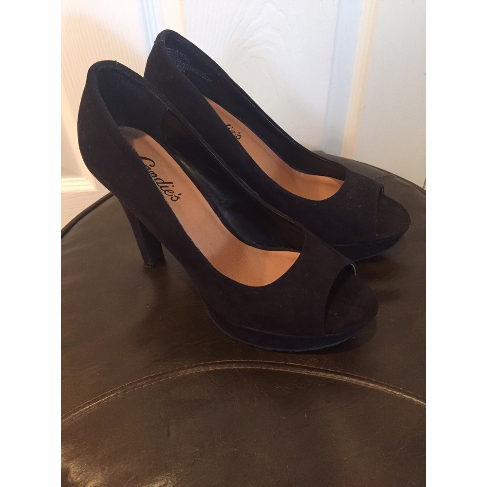 Candies peep toe heels