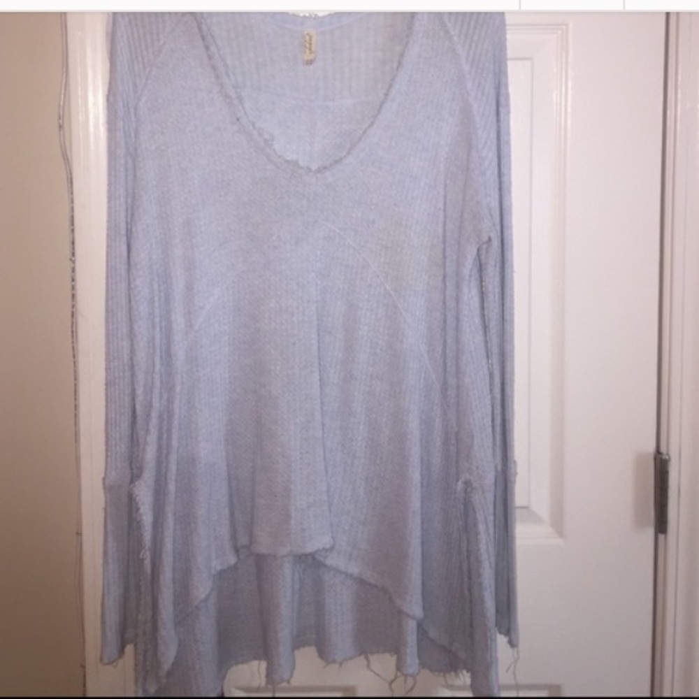 Free people light blue thermal