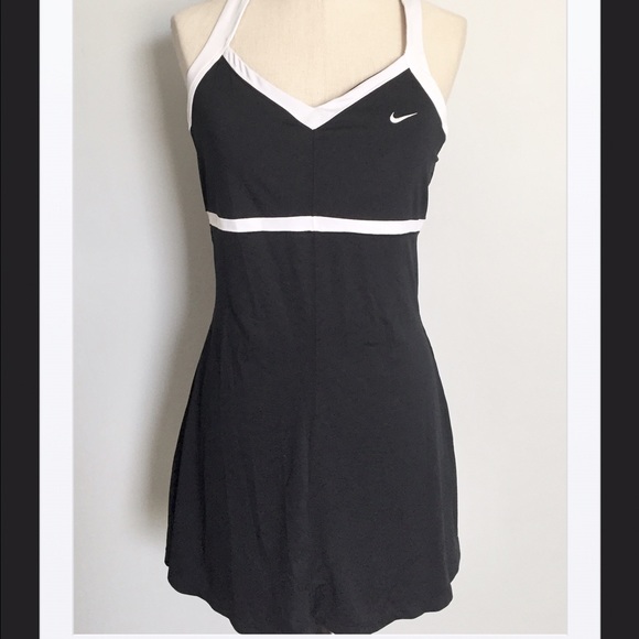 Nike Dresses & Skirts - ❌SOLD❌Nike Dri Fit Black/White Tennis Dress, Large
