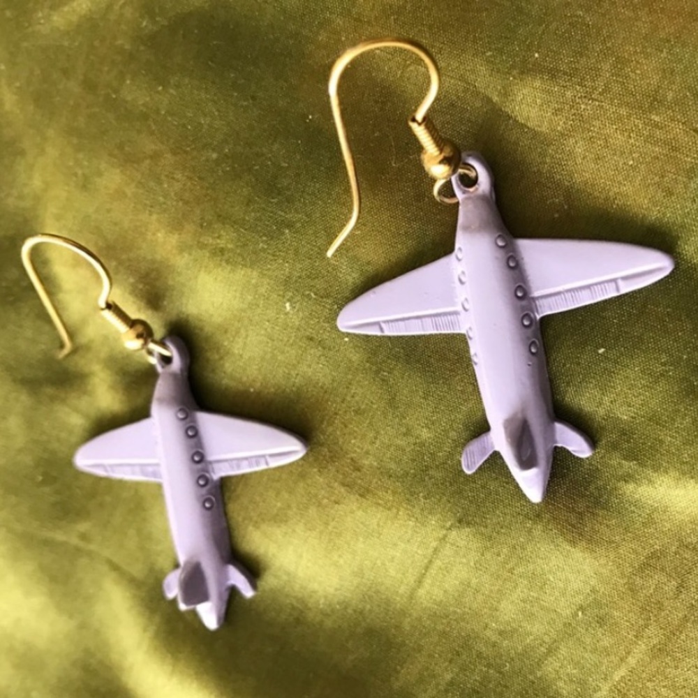 Airplane Earrings NWT