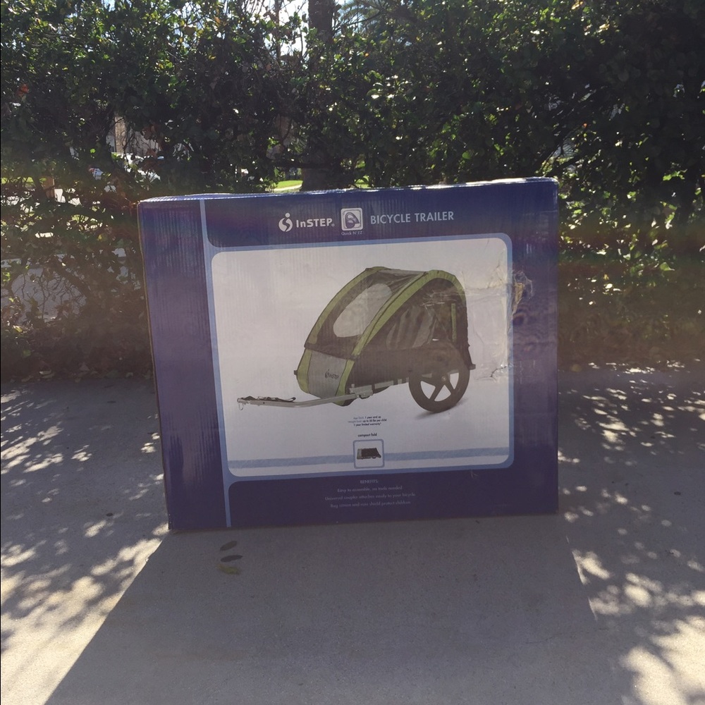 I step bicycle Trailler 1 year and up new