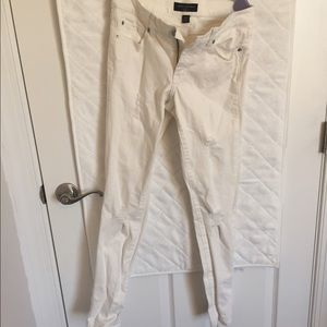 Banana Republic white Skinny Jeans Sz 2