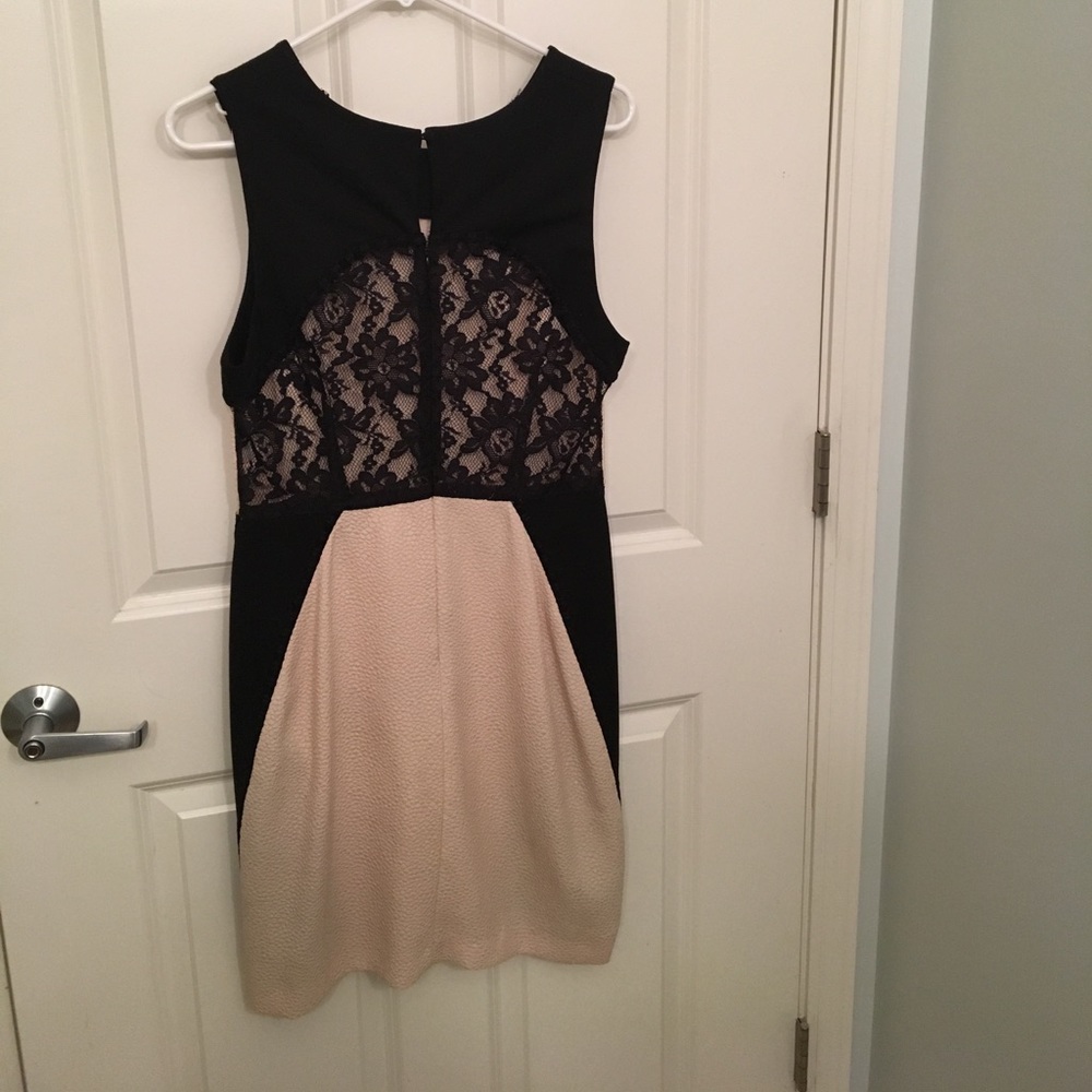 Rachel Roy Black and cream dress