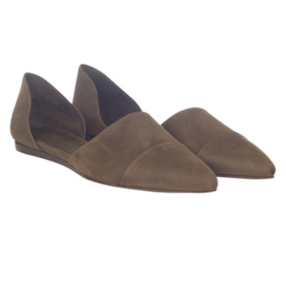 Jenni Kayne Oiled Leather D'Orsay Flats