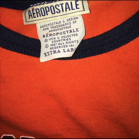 Orange Aeropostale Graphic Tee - Picture 2 of 4
