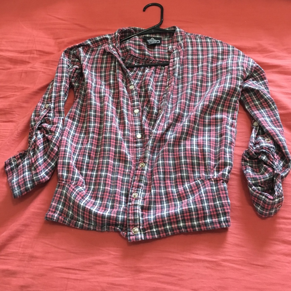 Button up top perfect for fall.