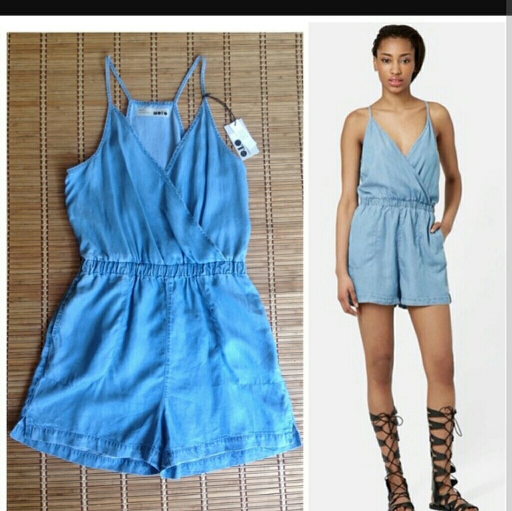 Topshop.denium romper