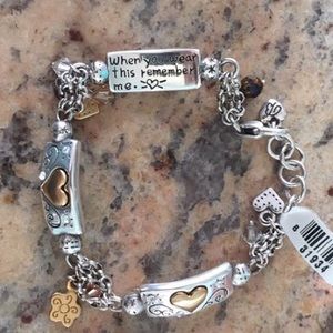 Brighton Remember Your Heart Charm Bracelet