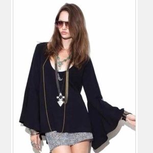 For Love & Lemons sheer Spellbinder Top, like new!