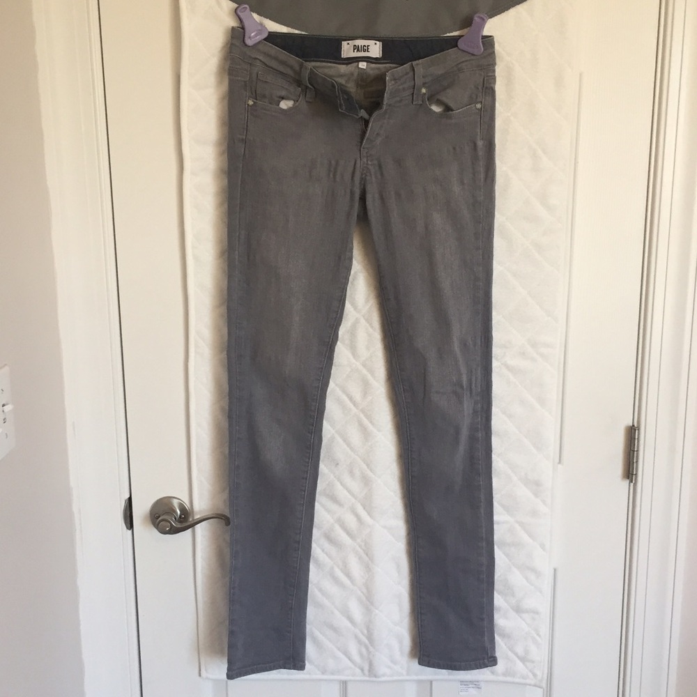Paige Gray Skinny Ankle Sz 26