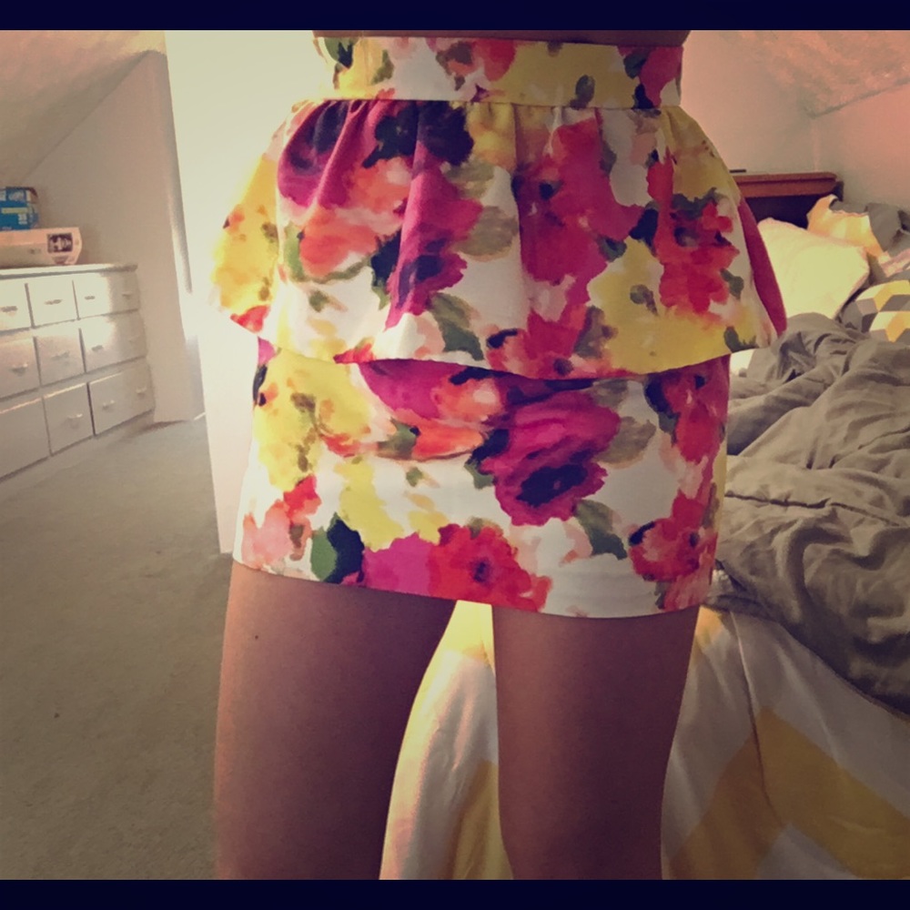 Floral skirt
