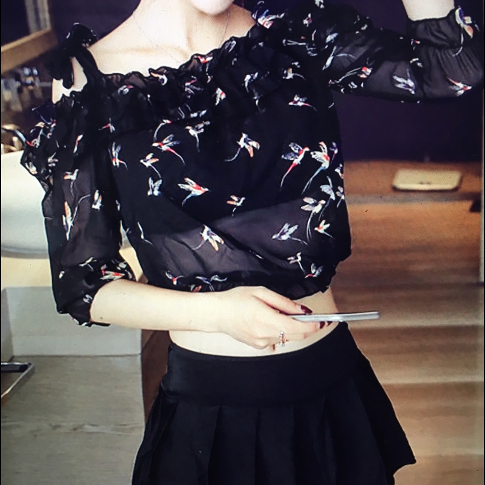 Korean Style black swimming suite cover up bikini