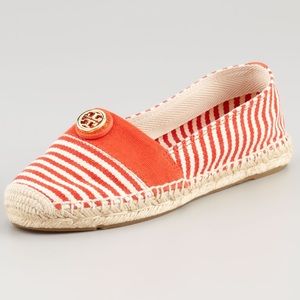 Never been worn Tory Burch slip on espadrilles