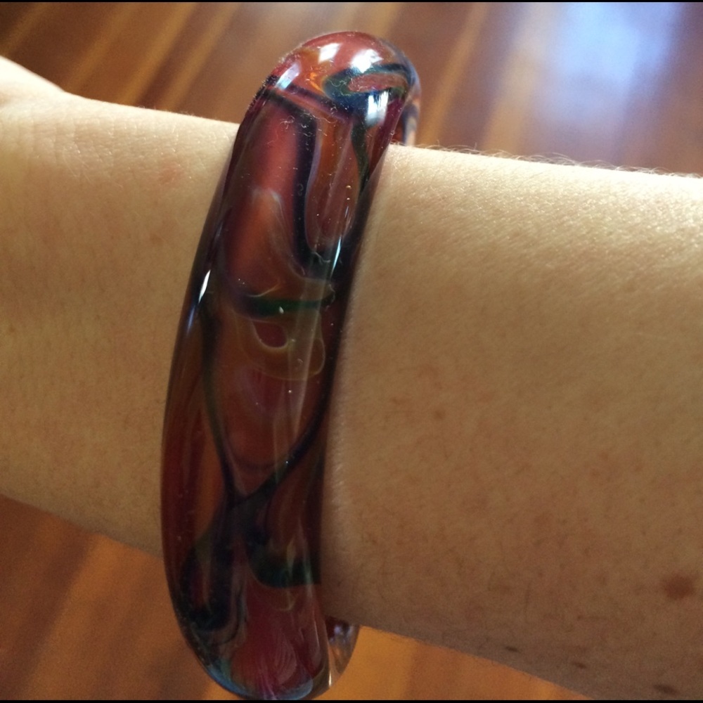 Glass blown bracelet