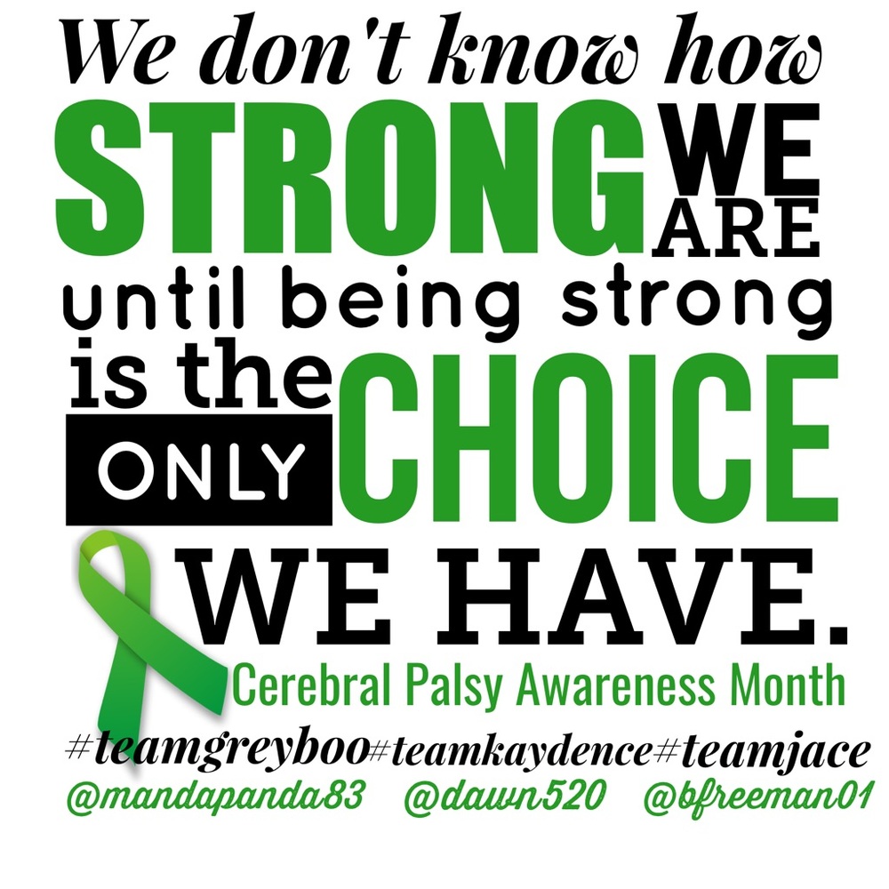 March is Cerebral Palsy Awareness Month