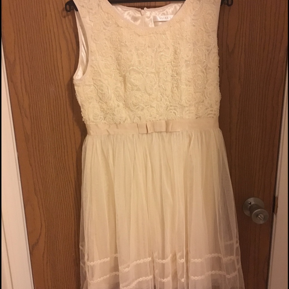 Korean Japanese lace dress bow wedding dress