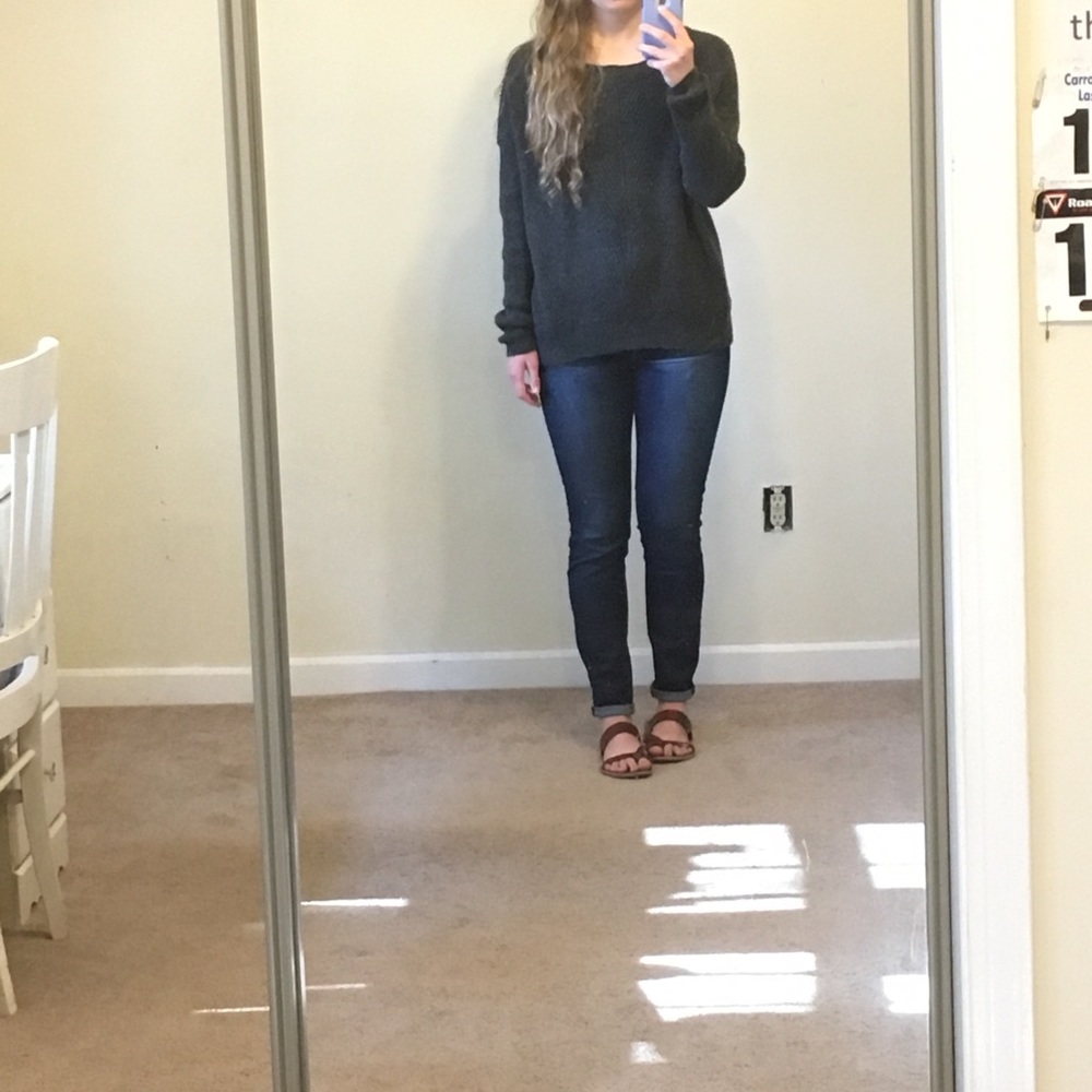 Dark gray sweater