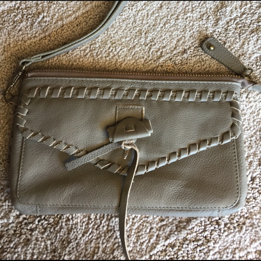 REDUCED Lucky Brand Chimayo Leather Wristlet
