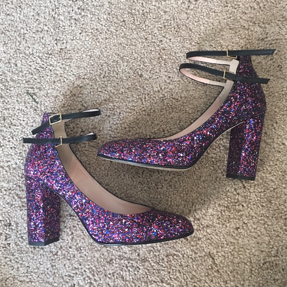 Kate Spade Glitter Baneera Heels