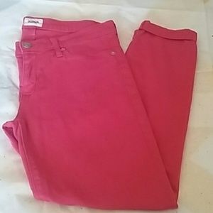 Markdown!! Hudson skinny cuffed jeans