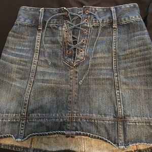 Abercrombie 00 jean skirt
