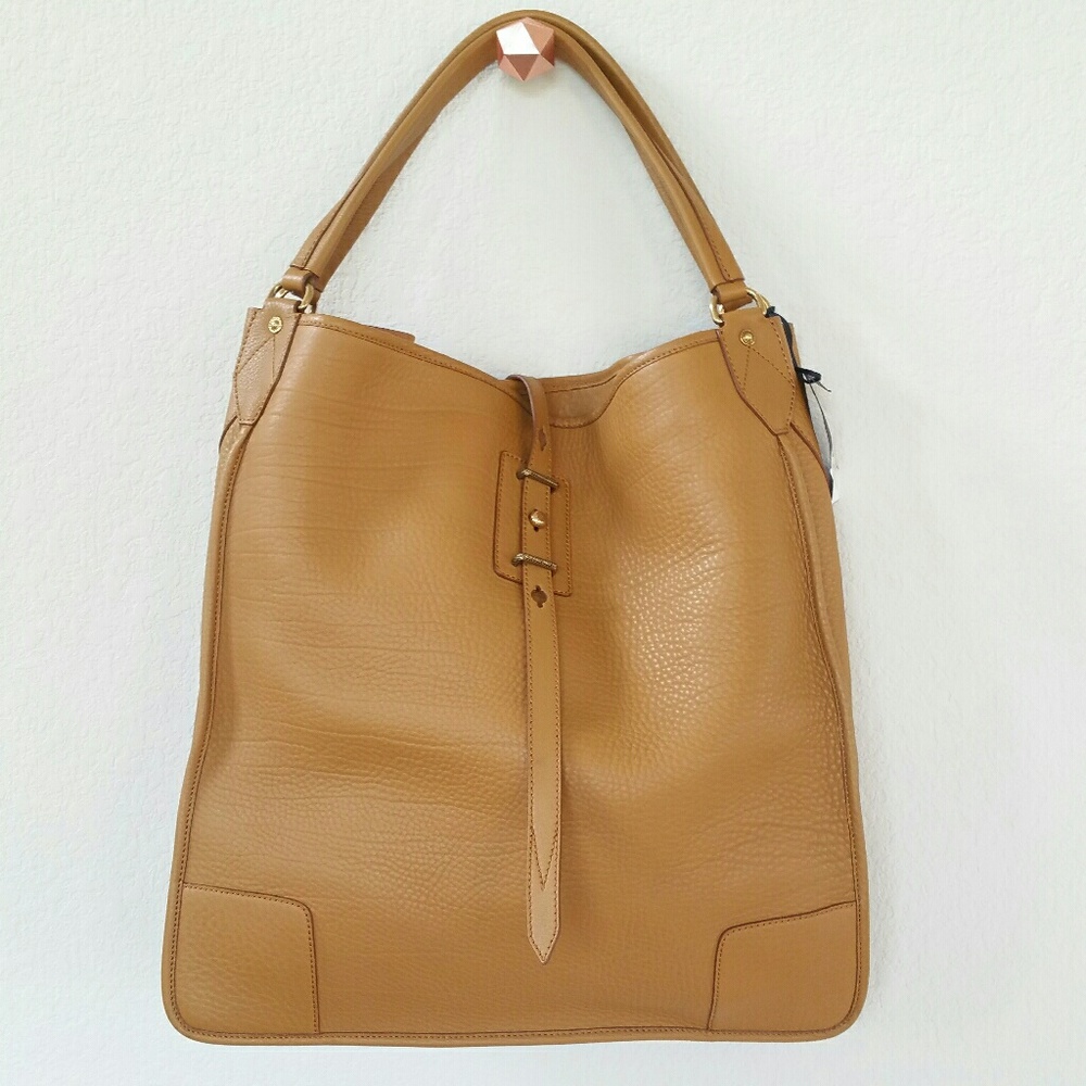 BELSTAFF full-grain large leather tote bag