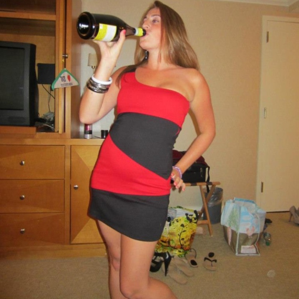 One shoulder dress