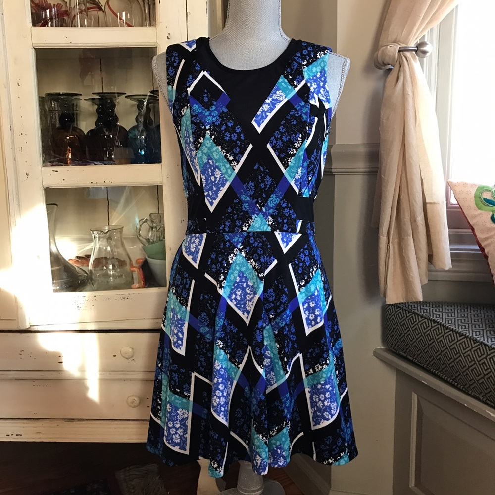 Black and Blue Dress