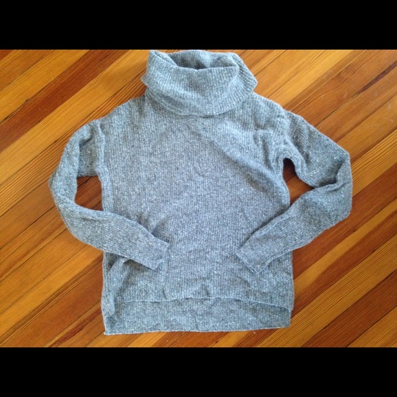 NEW Madewell convertible sweater grey marled Jcrew - Picture 5 of 6