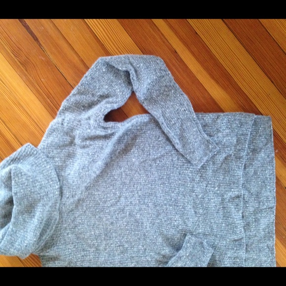 NEW Madewell convertible sweater grey marled Jcrew - Picture 6 of 6