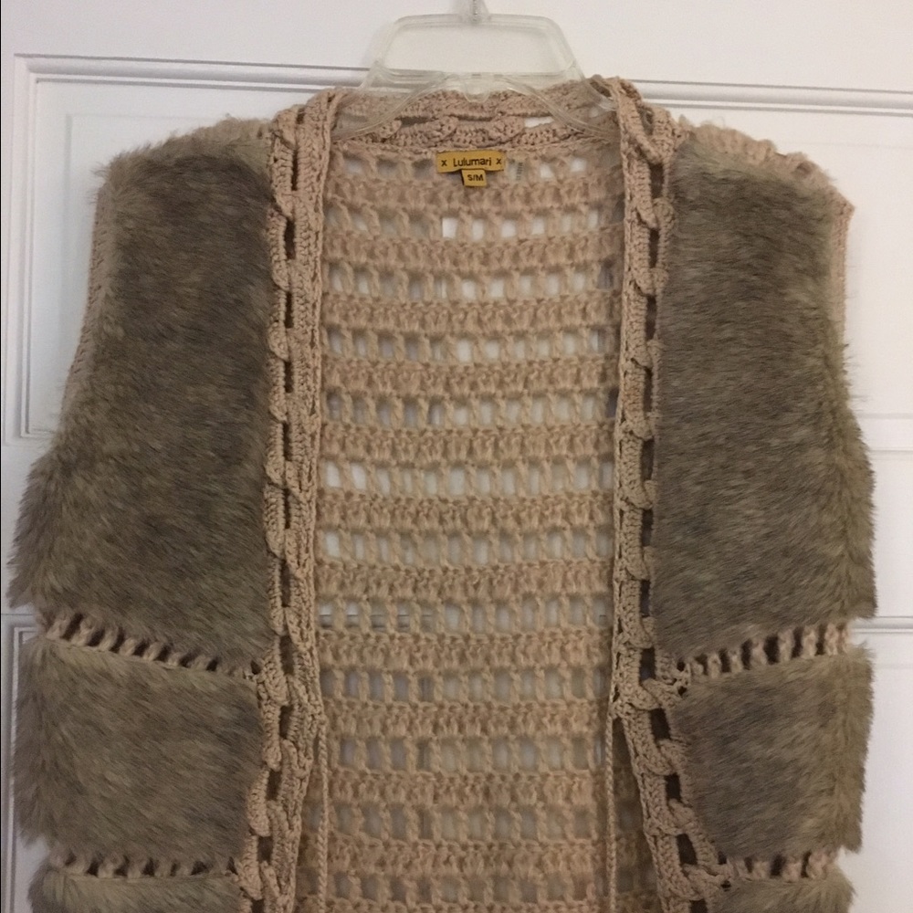 Knitted Fur Vest