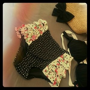 High Waisted bikini bottom