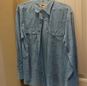 Larry Mahan pearl snap