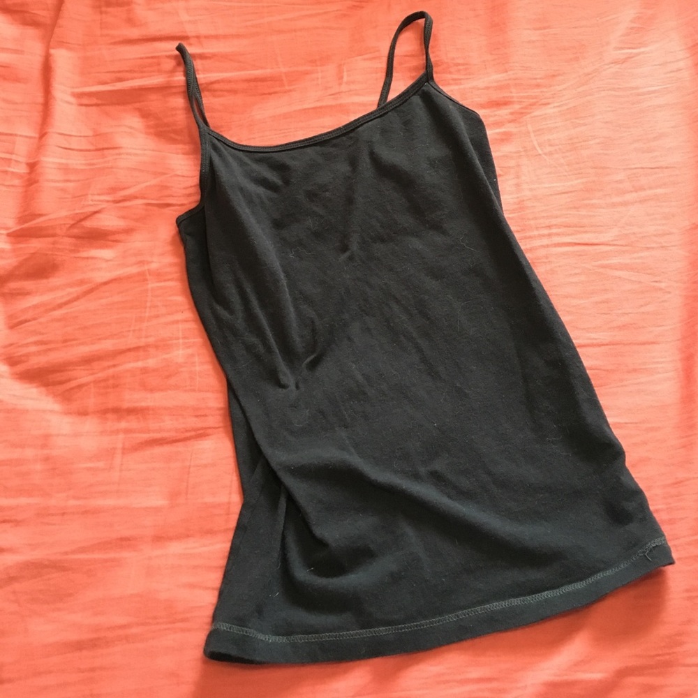 Black tank top