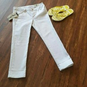 Chip & Pepper Syd Crop white size 25 NWT!