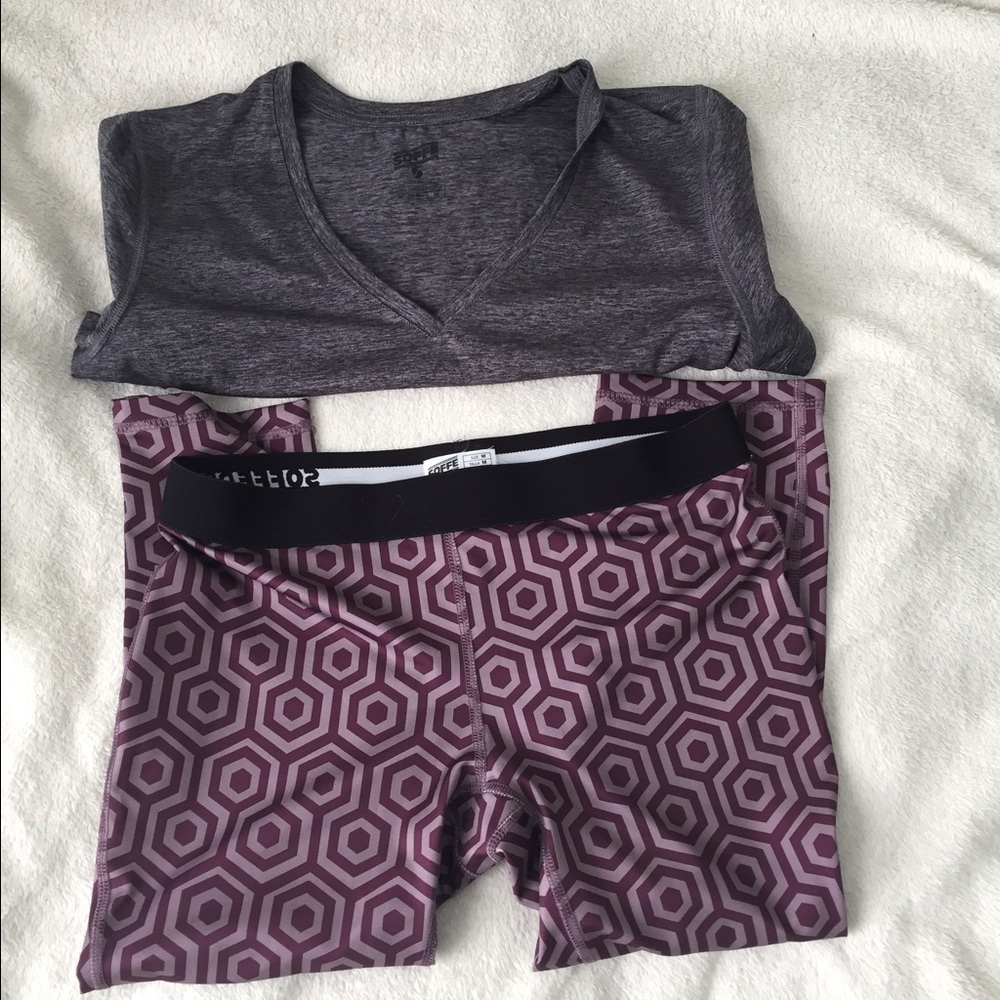 Soffe workout outfit
