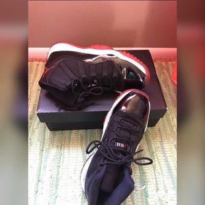 JORDAN RETRO 11 BRED BLK/RED