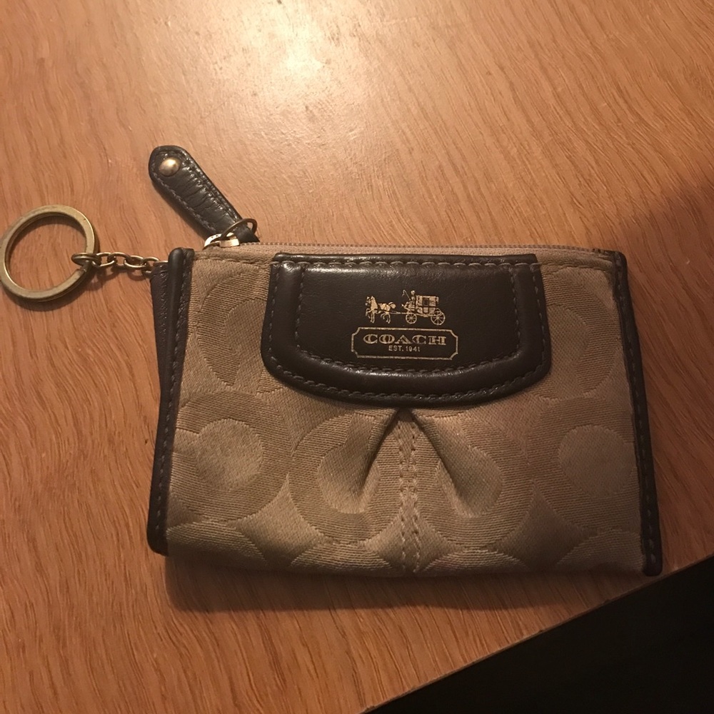 Coach keychain wallet