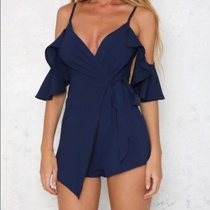 Navy romper by Hello Molly