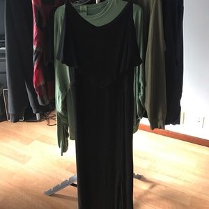 MUST GO BLACK MAXI DRESS