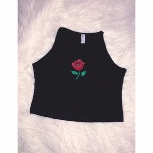 American Apparel Spandex Crop Top