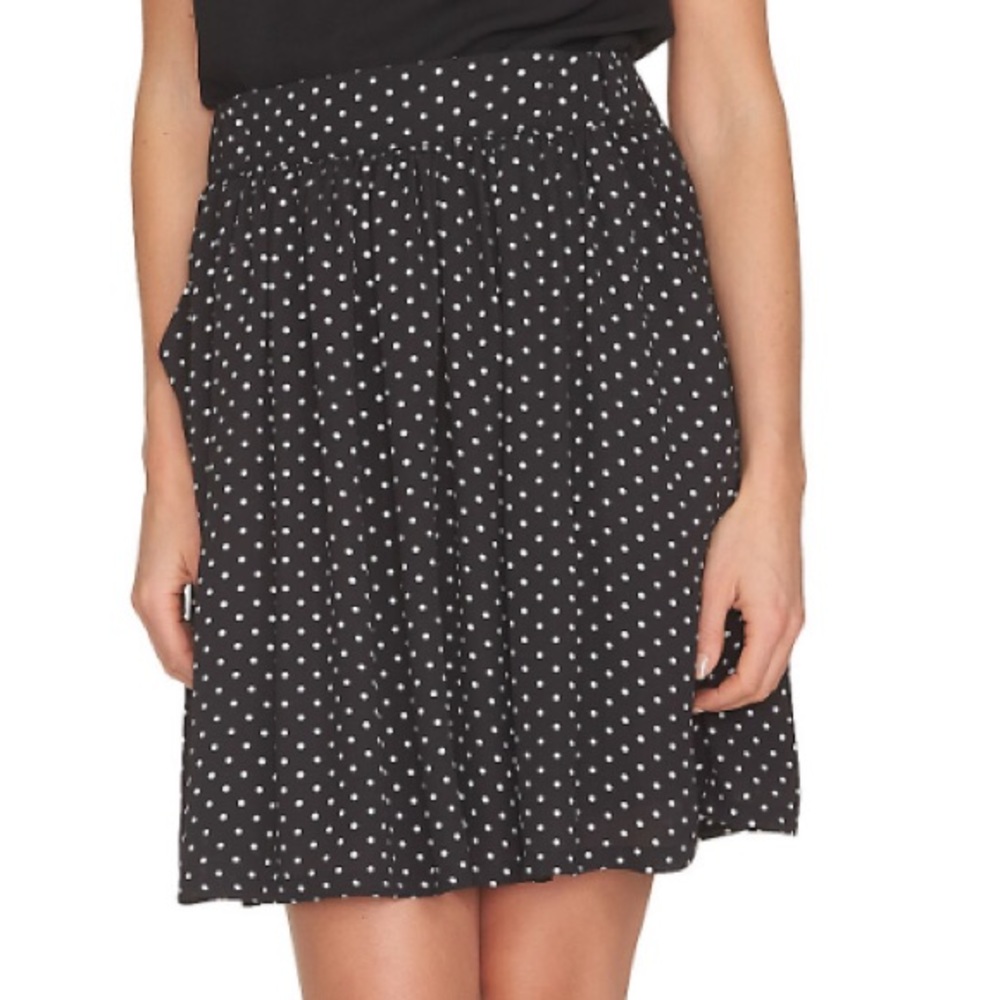 Cece High Waisted Polka Dot Skirt Sz 2