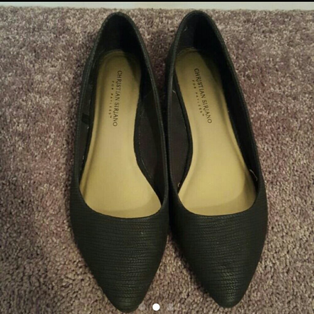 Christian Siriano black point flats