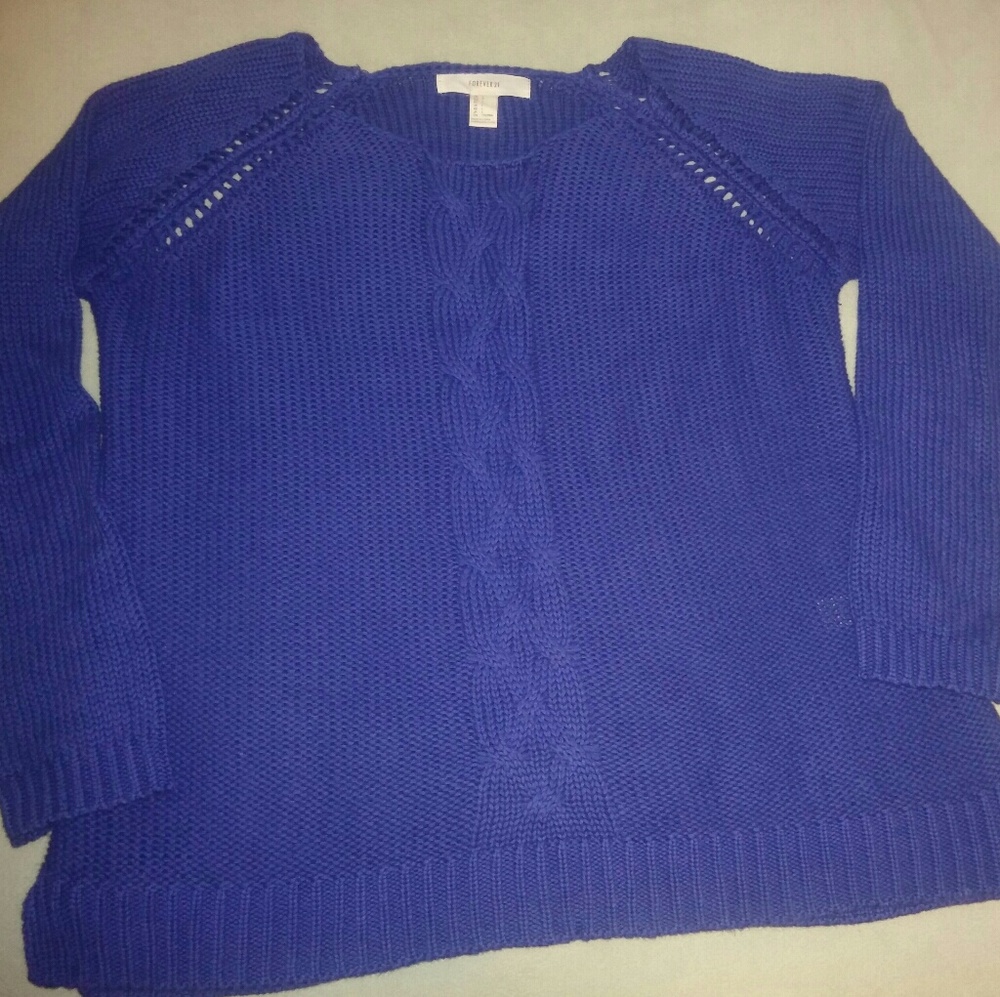 Oversized Ribbed Knit Sweater