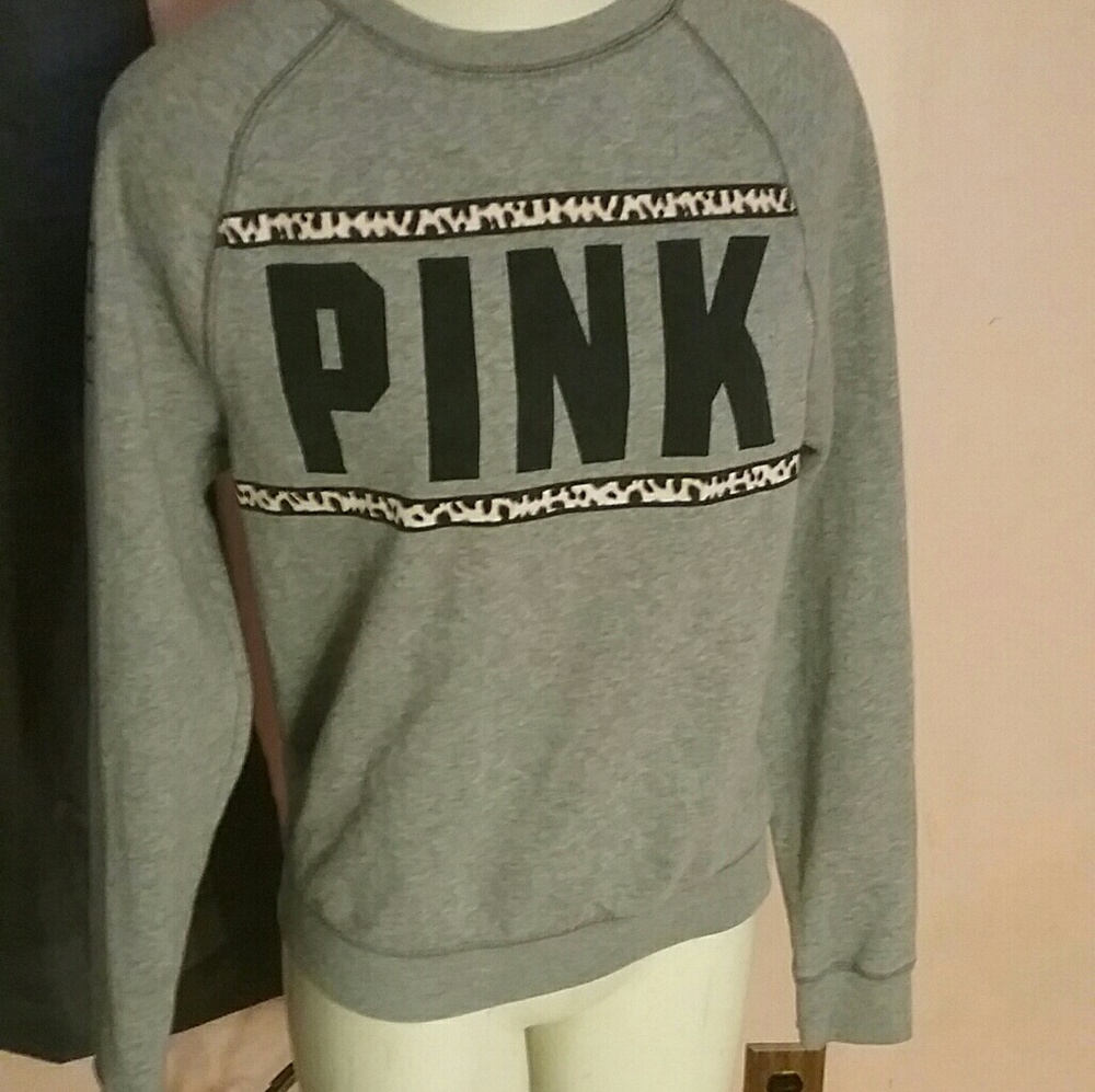 PINK Crew neck pullover