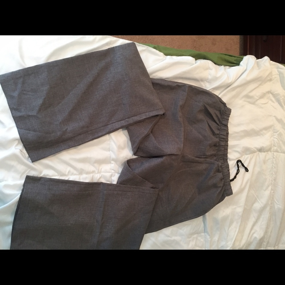 Grey maternity pants