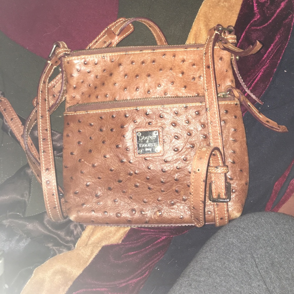 Dooney & Bourke Ostrich leather crossbody