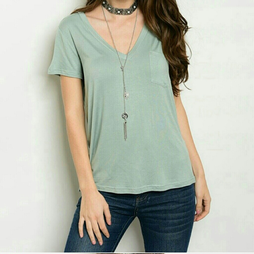 Sage Favorite Tee - Picture 1 of 2