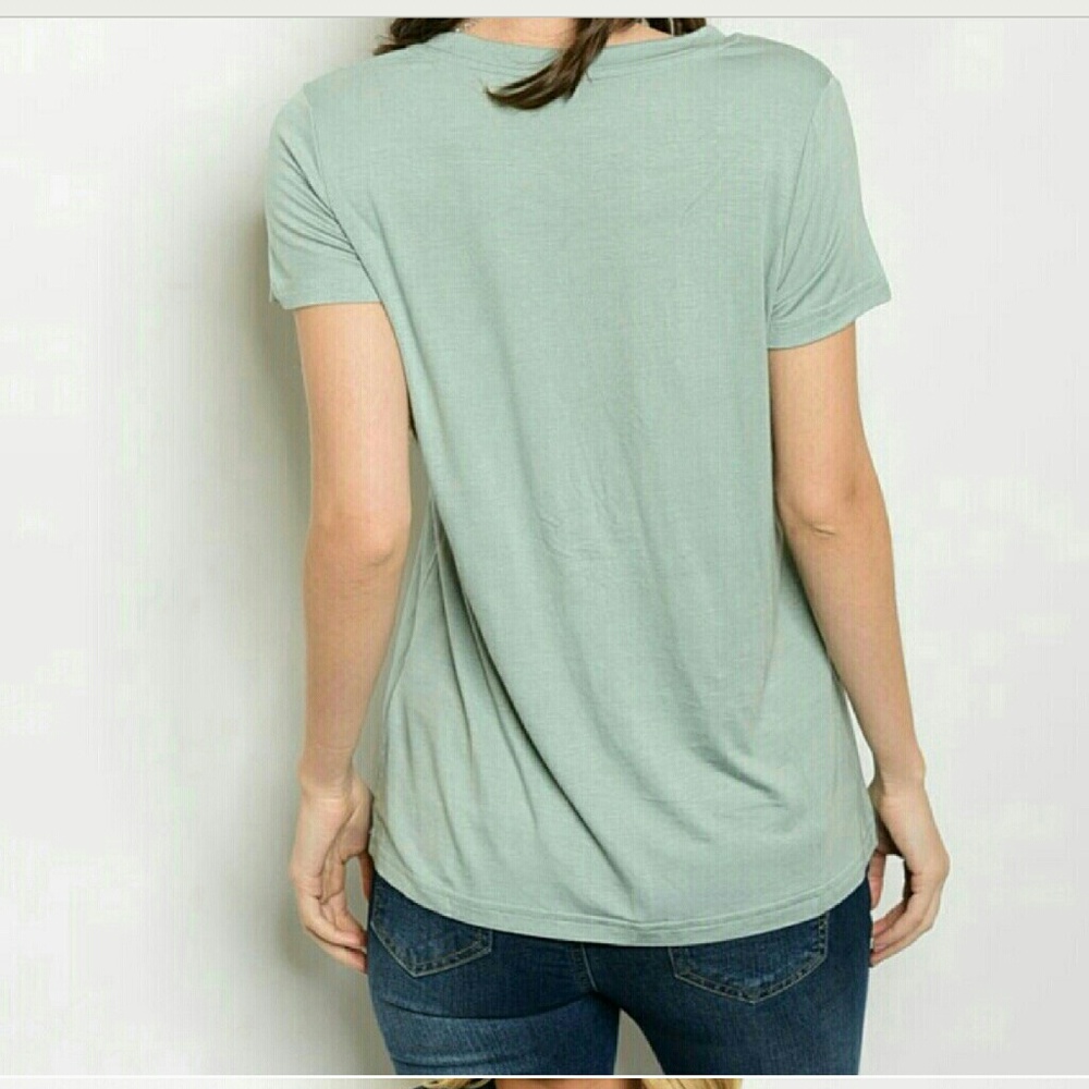 Sage Favorite Tee - Picture 2 of 2